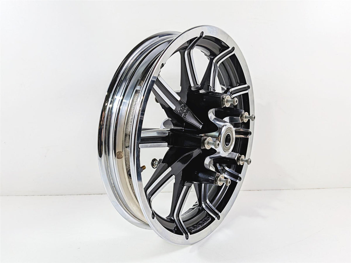 2014 Harley Touring FLHTK Electra Glide Nice Impeller Contrast Front Wheel Rim 17x3 43300386-Mototech271