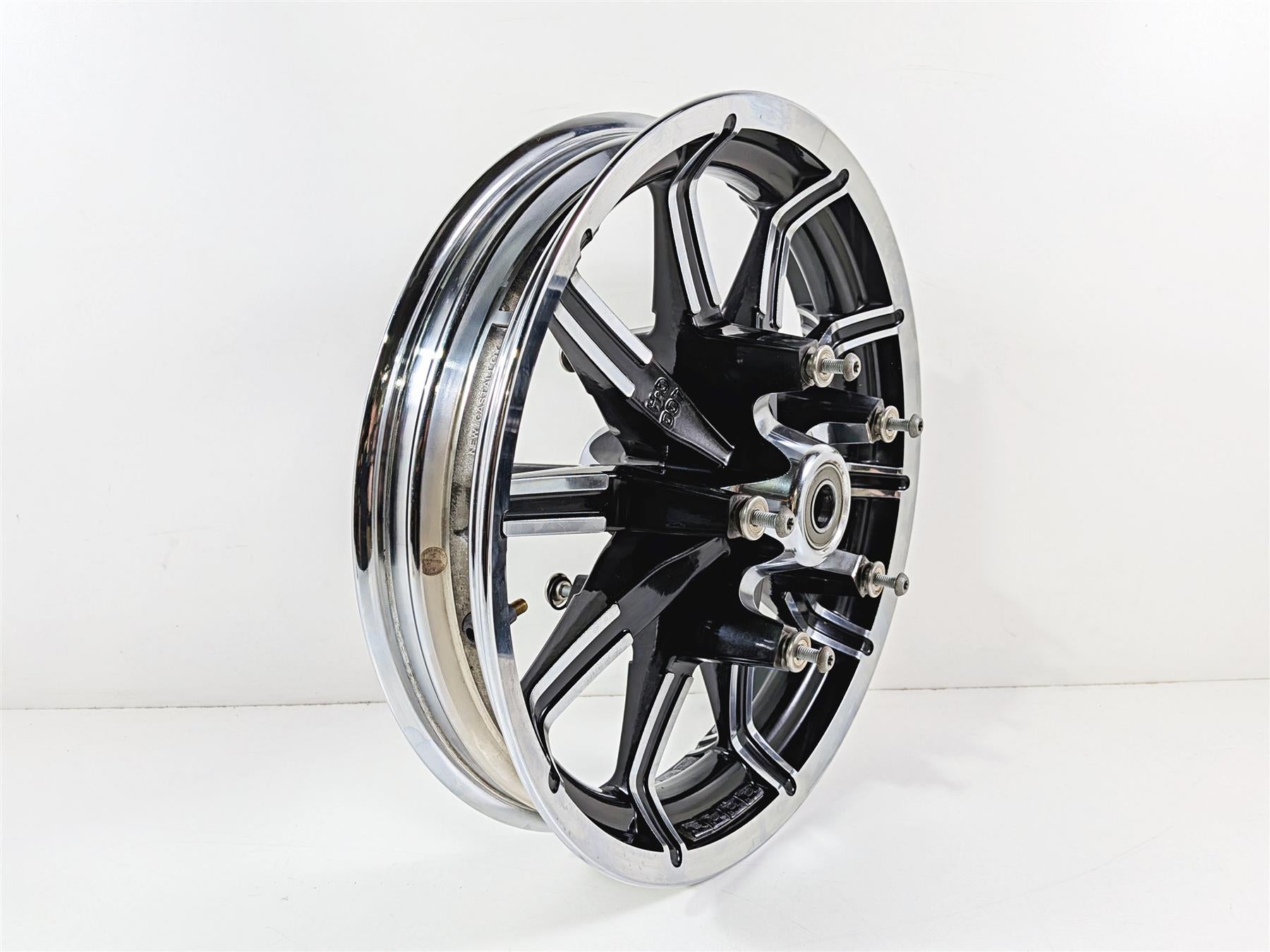 2014 Harley Touring FLHTK Electra Glide Nice Impeller Contrast Front Wheel Rim 17x3 43300386-Mototech271