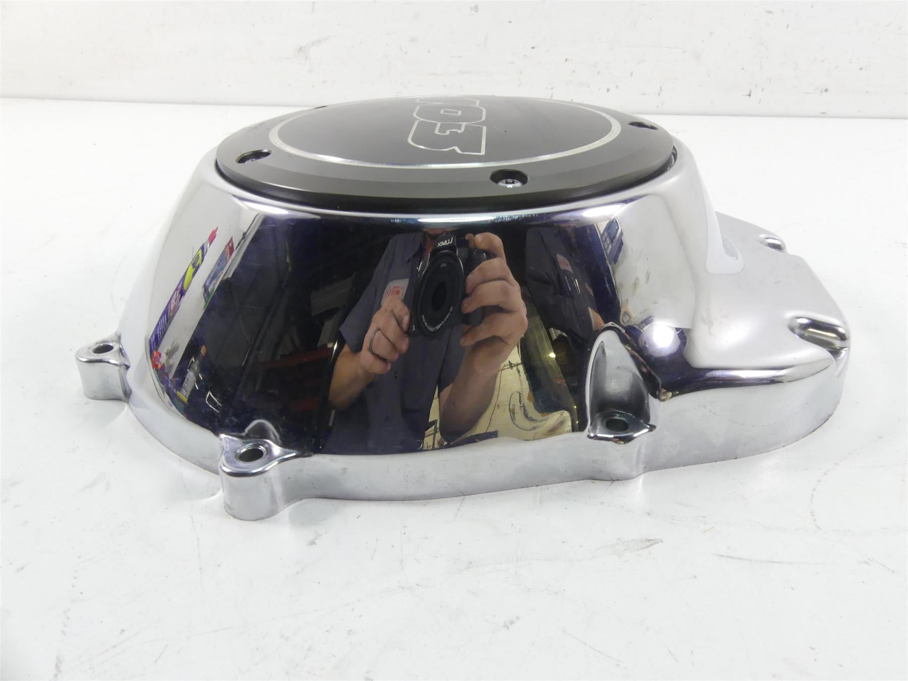 2011 Harley Touring FLTRU Road Glide Outer Primary Drive Clutch Cover 60685-07 {{ shop.shopifyCountryName }} - Mototech271