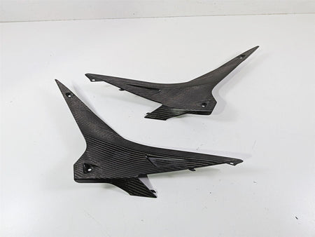 2018 Aprilia RSV4 RR Carbon Fiber Tank Triangle Fairing Covers Set 2B005961 {{ shop.shopifyCountryName }} - Mototech271