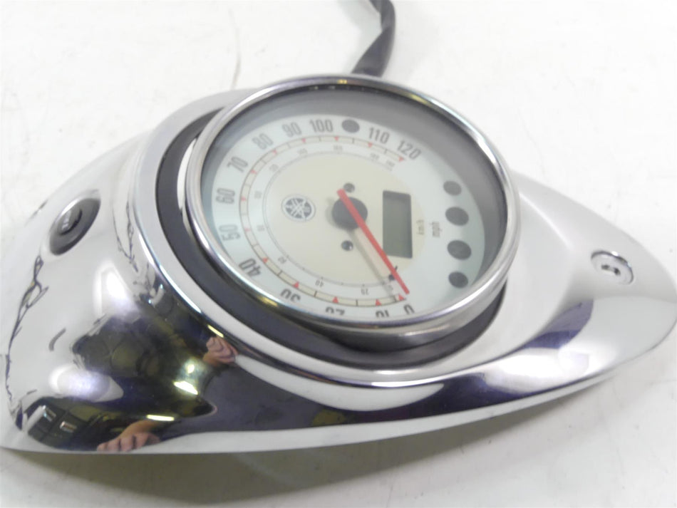 2002 Yamaha XVS1100 V-Star Speedometer Gauge 15K + Chrome Cover 5KS-83500-02-00 {{ shop.shopifyCountryName }} - Mototech271