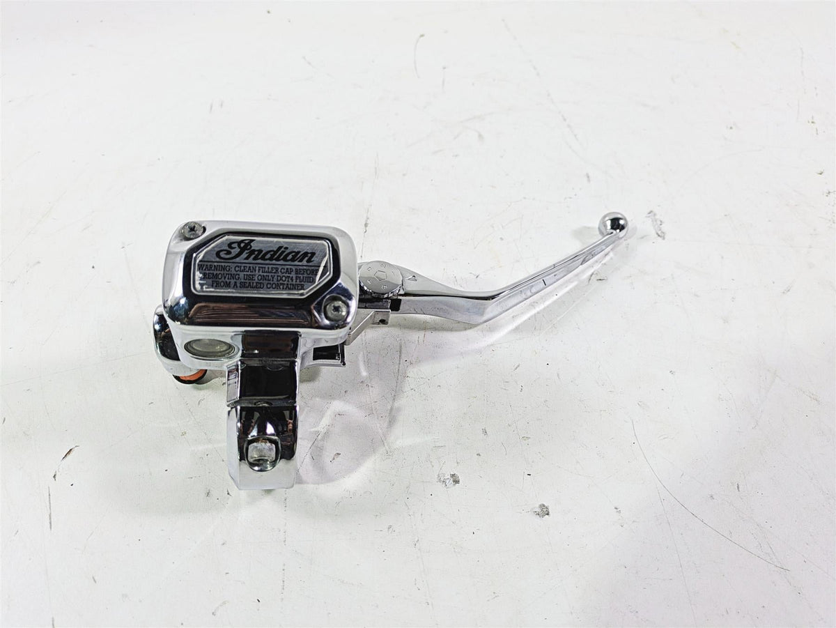 2018 Indian Chieftain Limited Chrome Front Brake Master Cylinder & Lever 1912865 {{ shop.shopifyCountryName }} - Mototech271