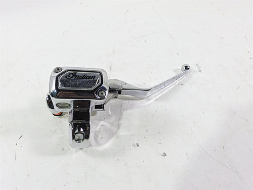 2018 Indian Chieftain Limited Chrome Front Brake Master Cylinder & Lever 1912865 | Mototech271