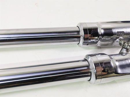 2008 Harley FXCWC Softail Rocker Straight Chrome Front Fork Leg Set 46950-08 {{ shop.shopifyCountryName }} - Mototech271