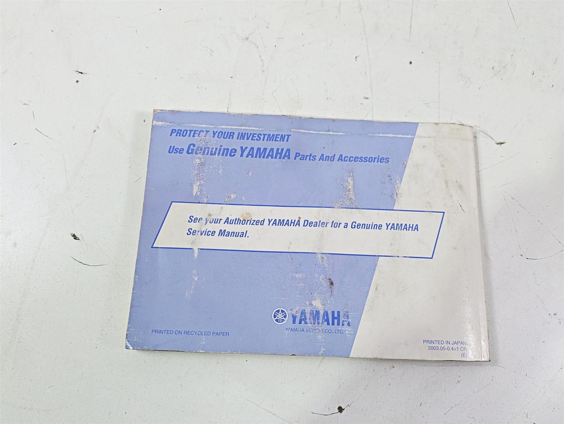 2004 Yamaha XVZ1300 Royal Star Oem Owners Manual Book 4XY-28199-15 {{ shop.shopifyCountryName }} - Mototech271