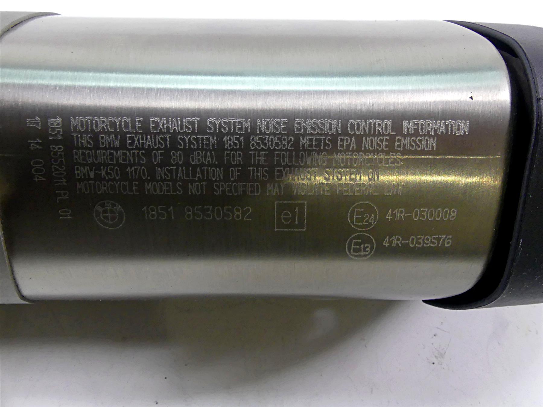 2014 BMW R1200GS K50 Oem Exhaust Pipe Muffler Silencer 18518530582 {{ shop.shopifyCountryName }} - Mototech271