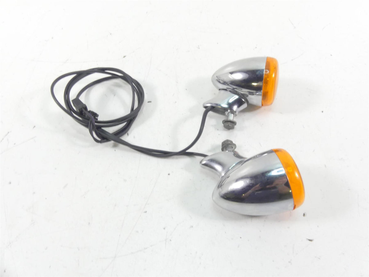2015 Harley FXDF Dyna Fat Bob Rear Chrome Blinker Turn Signal Set -Read 68821-00 {{ shop.shopifyCountryName }} - Mototech271
