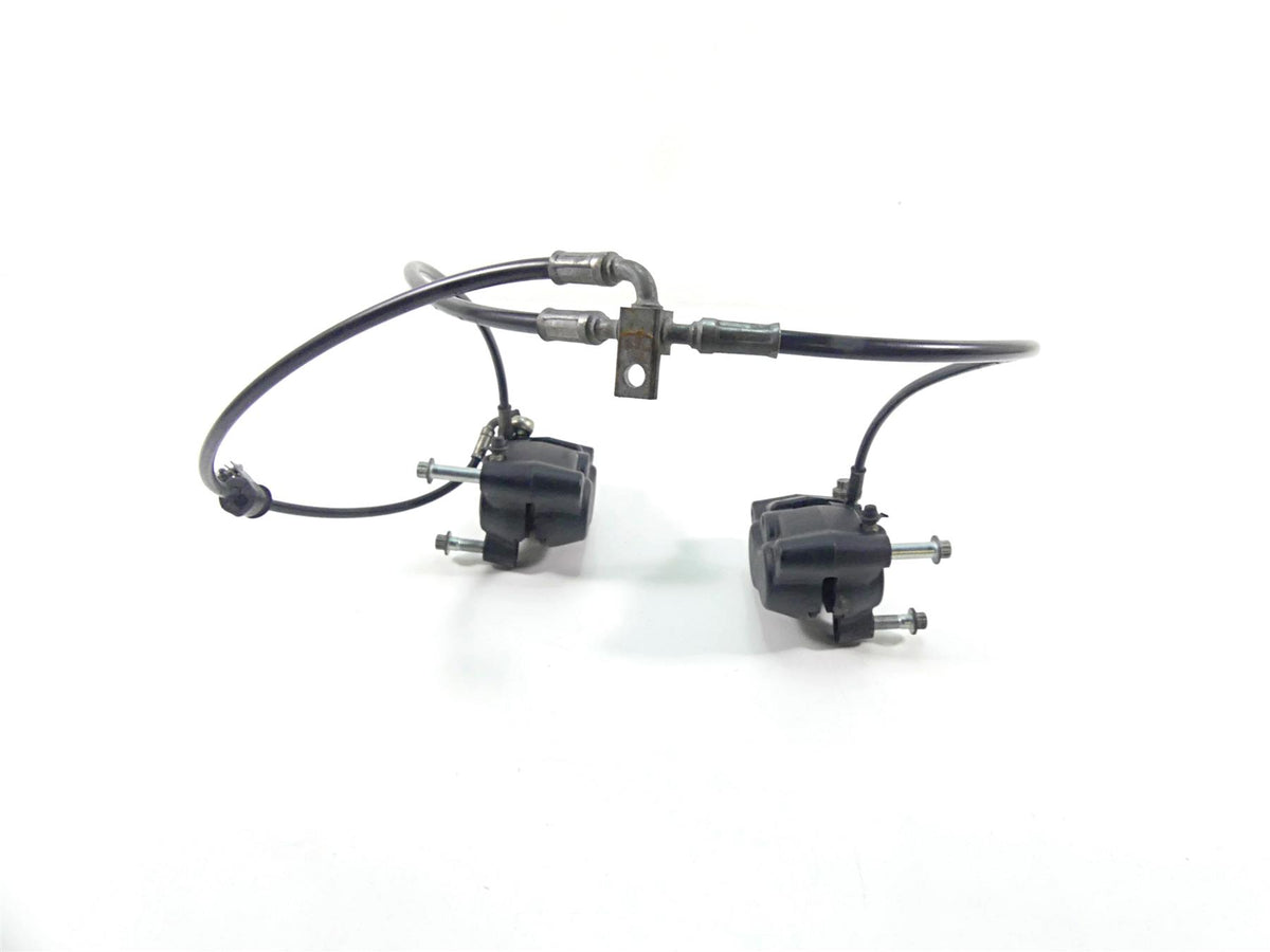 2014 Harley FXDL Dyna Low Rider Front Brake Caliper & Line Set 41300001 41300002 {{ shop.shopifyCountryName }} - Mototech271