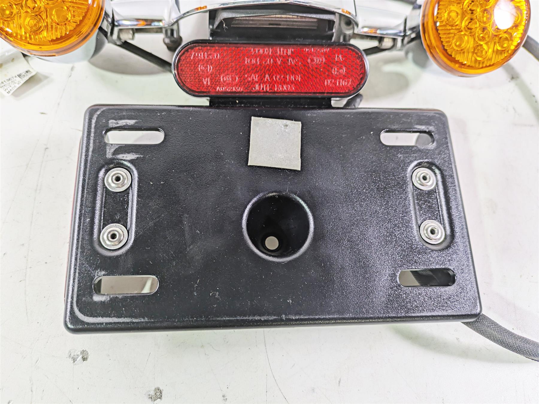 2018 Indian Chieftain Limited Chrome Taillight Blinker Plate Holder Set 5138445 {{ shop.shopifyCountryName }} - Mototech271