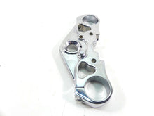 Load image into Gallery viewer, 2005 Harley VRSCSE CVO V-Rod Chrome Upper Triple Tree Clamp 49mm 46773-02
