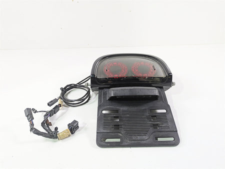 2016 Harley FXDF Dyna Fat Bob Taillight & Plate Holder Set READ 67800240 {{ shop.shopifyCountryName }} - Mototech271