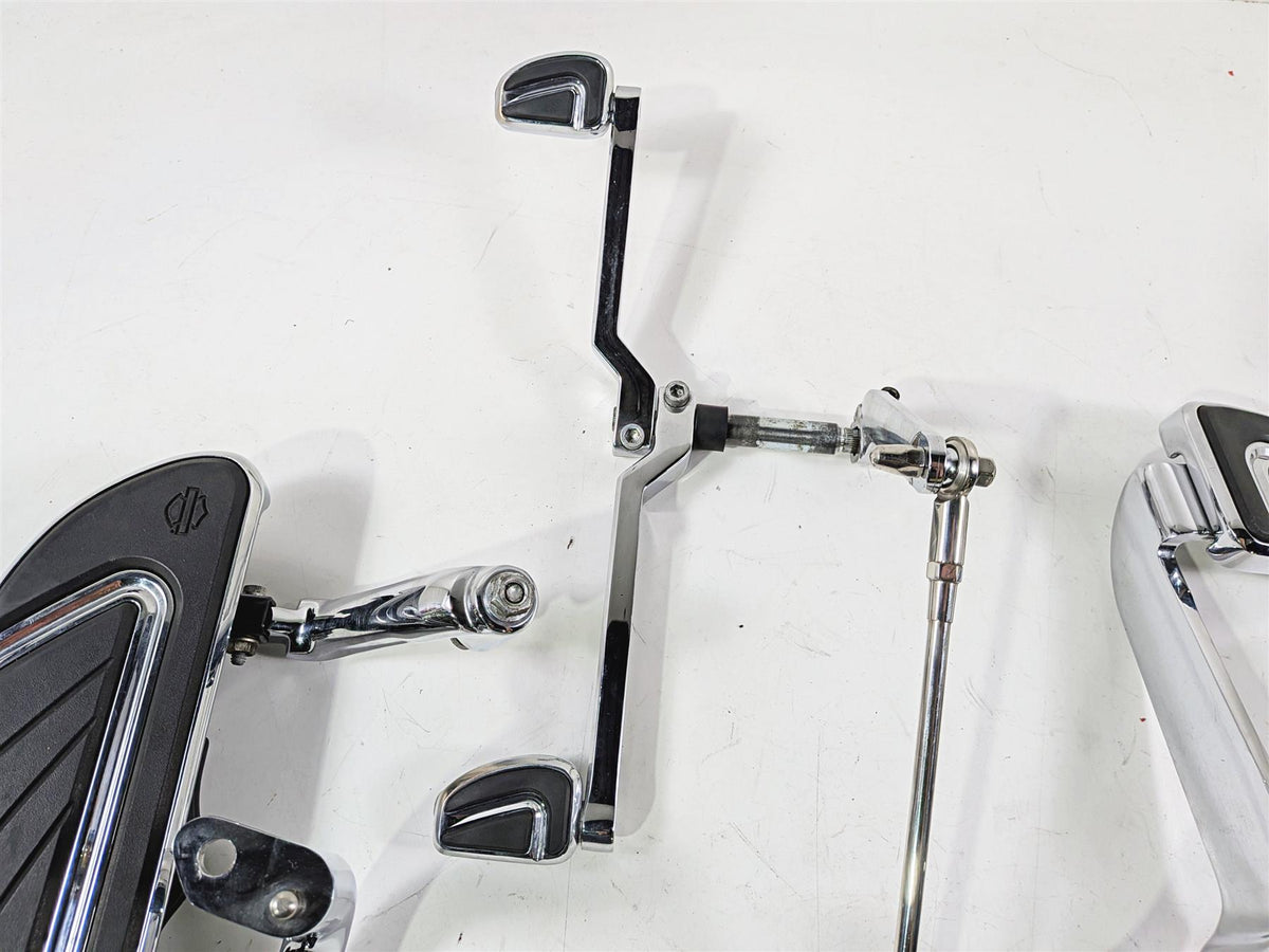 2015 Harley Touring FLTRUSE CVO Road Glide Airflow Chrome Floor Boards 50500436-Mototech271