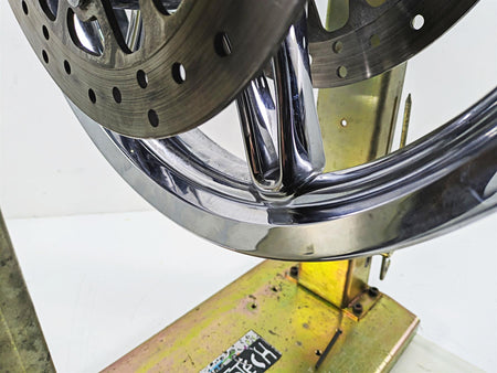2014 Harley Touring FLHTK Electra Glide 17x3 Chisel Custom Front Wheel 43300057 {{ shop.shopifyCountryName }} - Mototech271