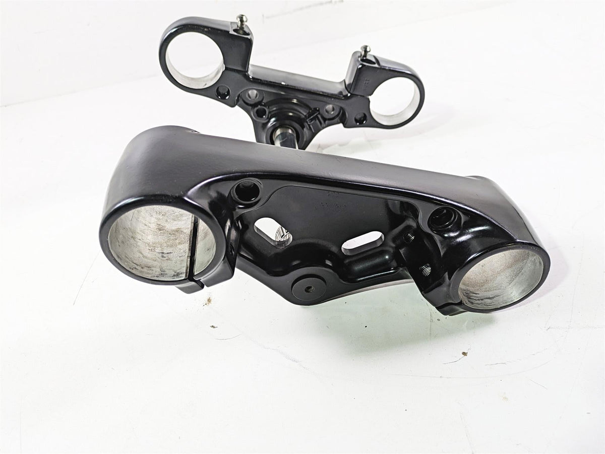 2010 Harley VRSCF Muscle Rod Black Upper Lower Triple Tree Clamp Set 46892-09A {{ shop.shopifyCountryName }} - Mototech271