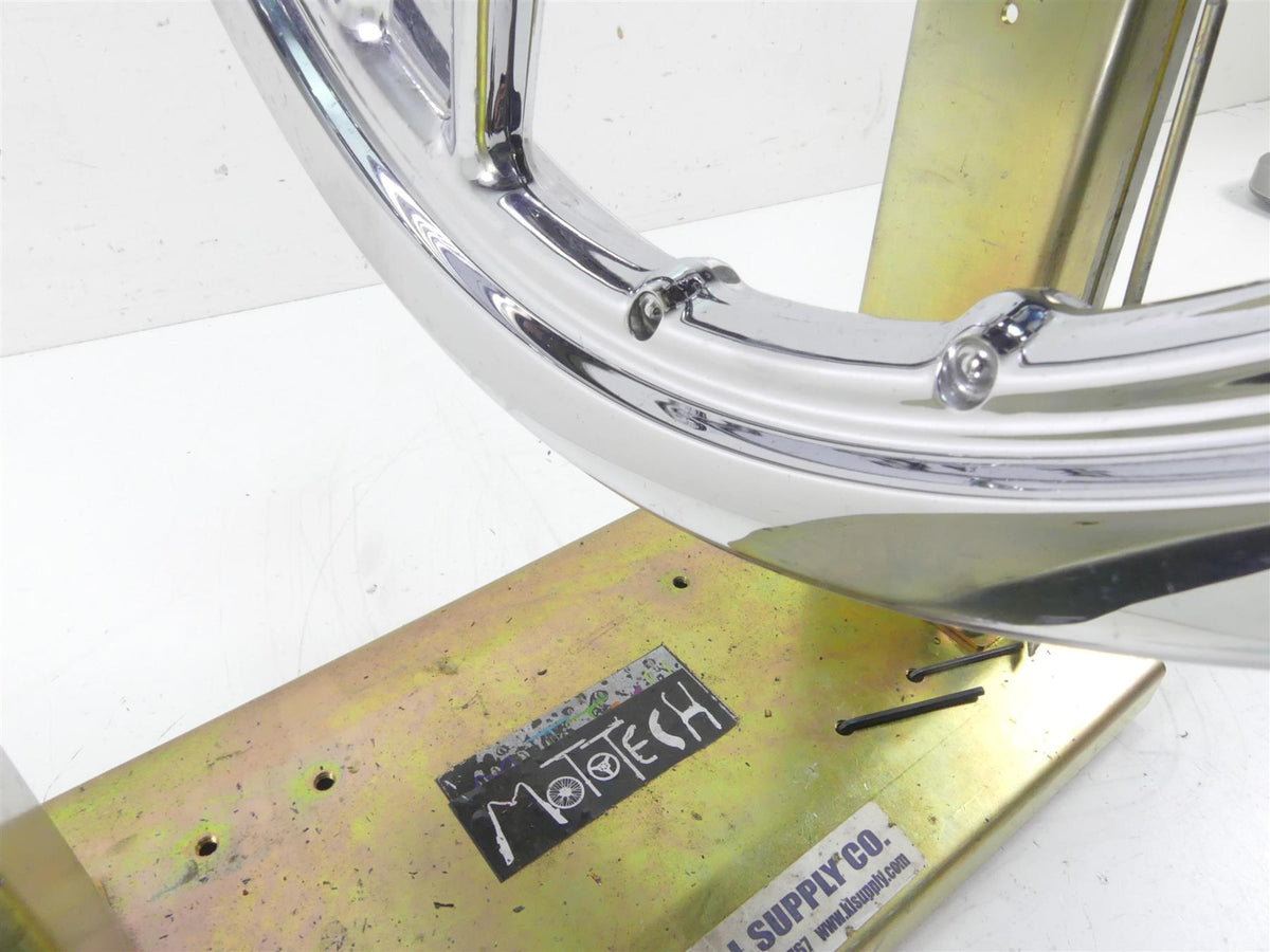 2004 Harley Softail FXSTD SE CVO Deuce Front Chrome Wheel Rim 21x2.15 44624-03 {{ shop.shopifyCountryName }} - Mototech271