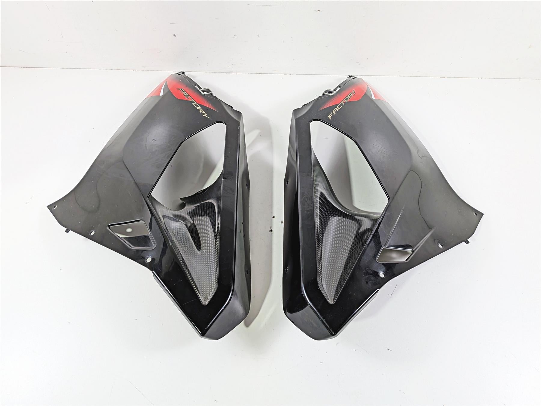 2008 Aprilia RSVR 1000 Factory Left Right Side Fairing Carbon Ram 110112 110113