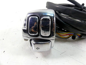 Harley Davidson Softail Dyna Sportster Left Right Chrome Hand Control Switch Set | Mototech271