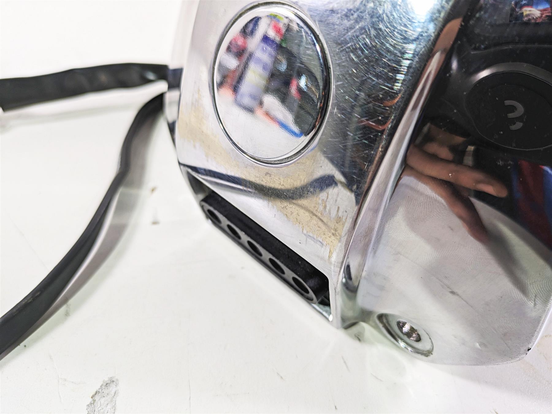 2003 Harley Dyna FXDL Low Rider 100TH Headlight Head Light & Visor 67672-96B {{ shop.shopifyCountryName }} - Mototech271