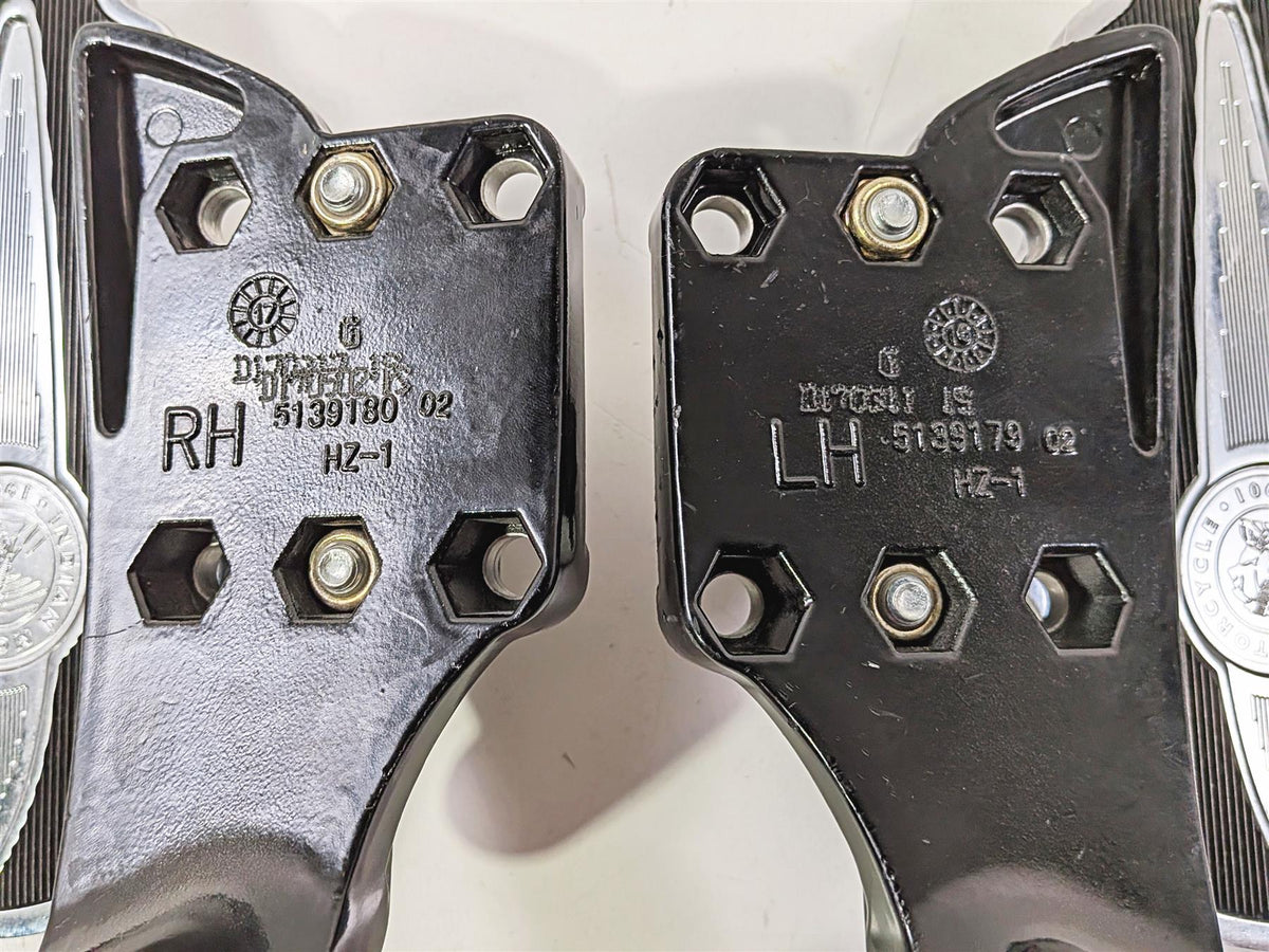 2015 Indian Chieftain Rear Passenger Floor Board & Mount Set 1020122 1020121-Mototech271