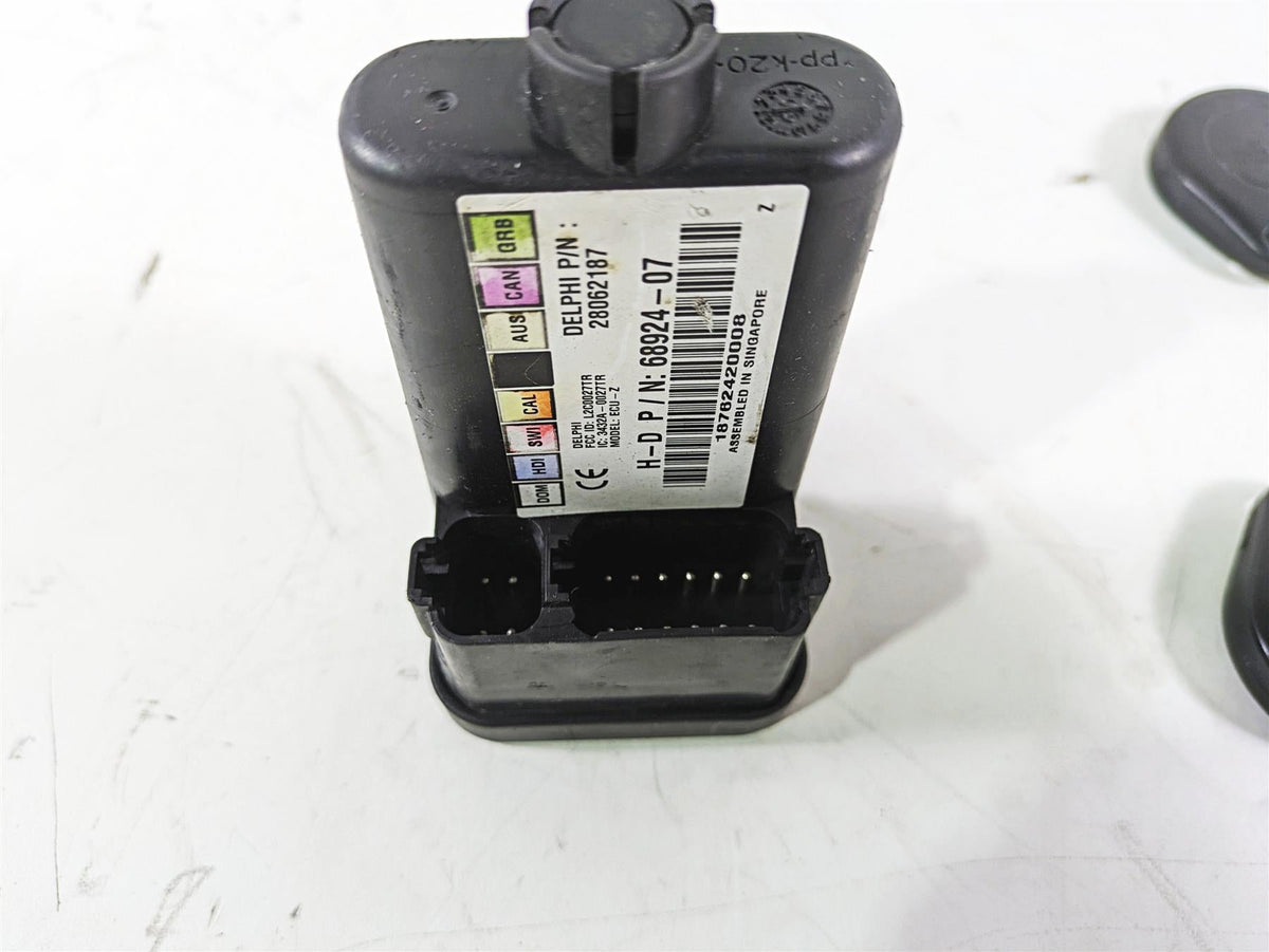 2008 Harley Touring FLHTCU E-Glide 105TH Tssm Security Module & Fob Key 68924-07 {{ shop.shopifyCountryName }} - Mototech271