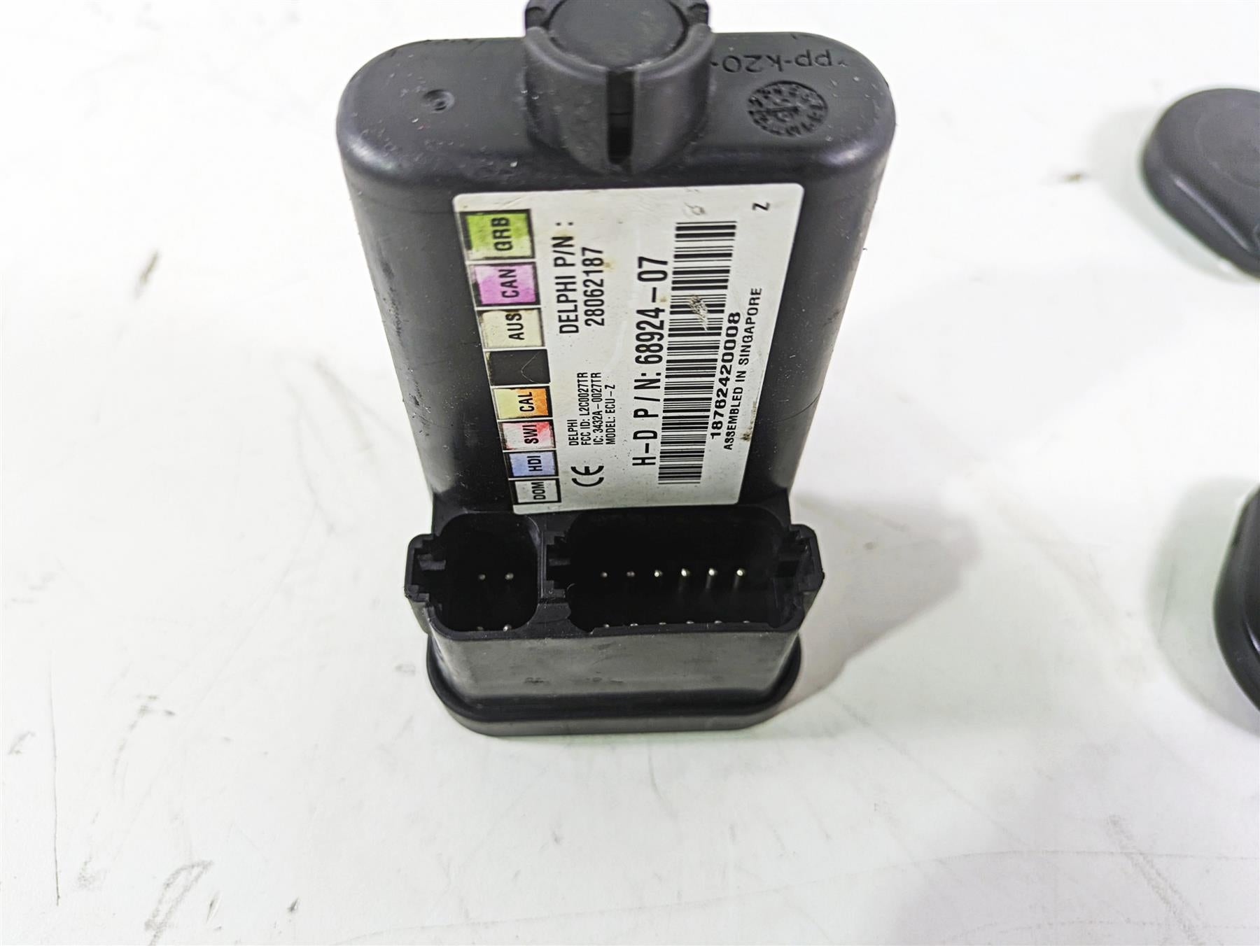 2008 Harley Touring FLHTCU E-Glide 105TH Tssm Security Module & Fob Key 68924-07 {{ shop.shopifyCountryName }} - Mototech271