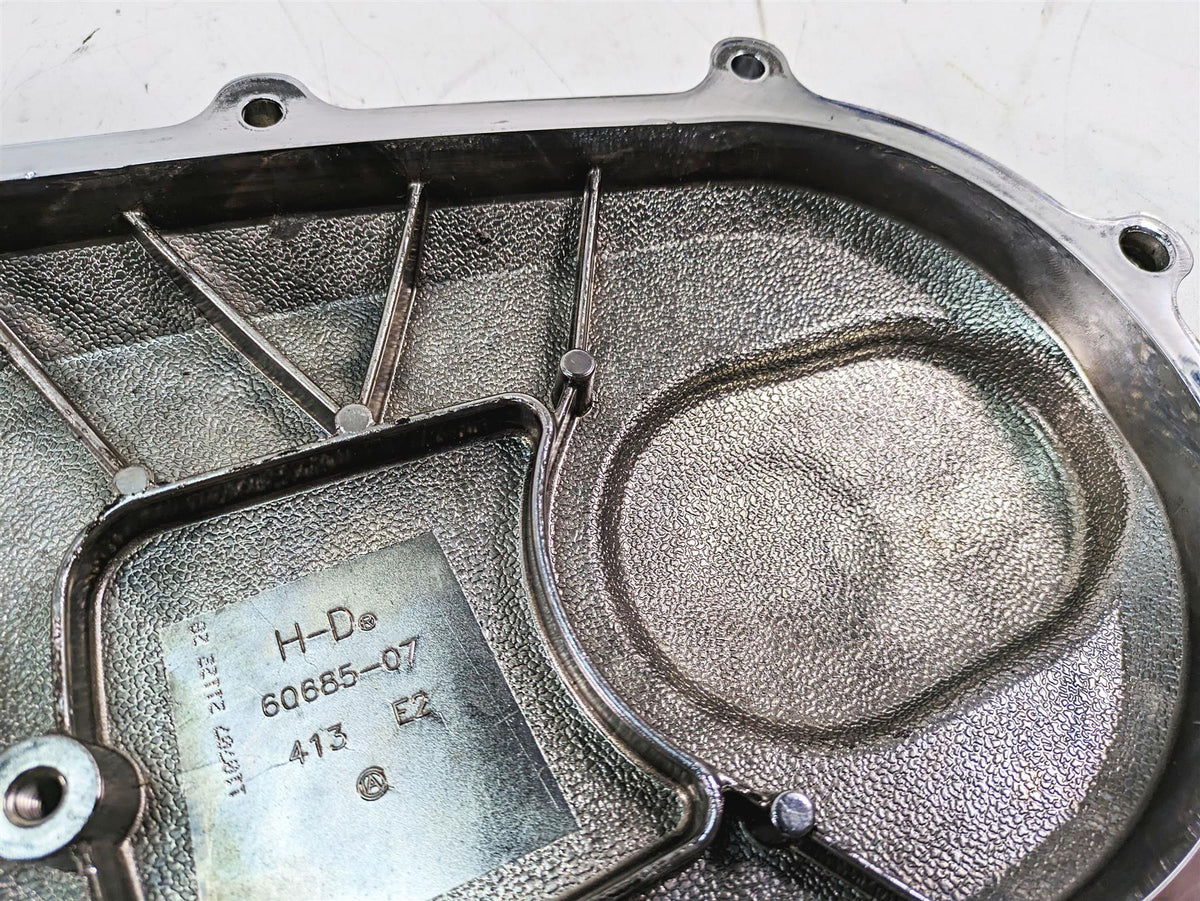 2008 Harley FLHTCU Electra Glide Outer Primary Drive Clutch Cover 60685-07 {{ shop.shopifyCountryName }} - Mototech271