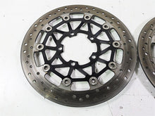 Load image into Gallery viewer, 2012 Triumph Daytona 675 Sunstar Front Brake Disc Rotor Set T2021045 | Mototech271
