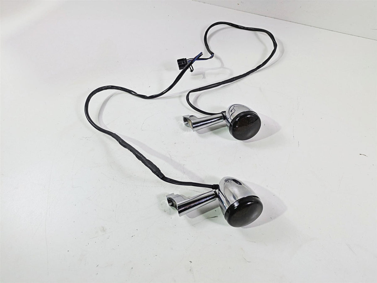 1999 Harley Dyna FXDL Low Rider Front Smoked Led Blinker Turn Signals 68709-94 {{ shop.shopifyCountryName }} - Mototech271