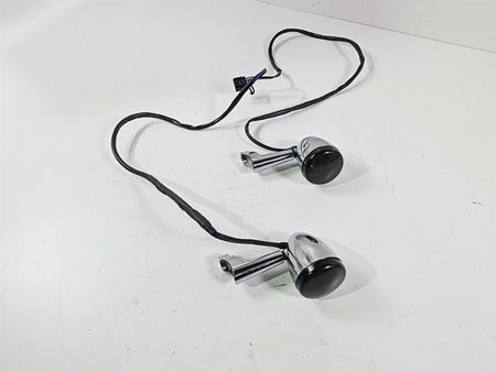 1999 Harley Dyna FXDL Low Rider Front Smoked Led Blinker Turn Signals 68709-94 {{ shop.shopifyCountryName }} - Mototech271