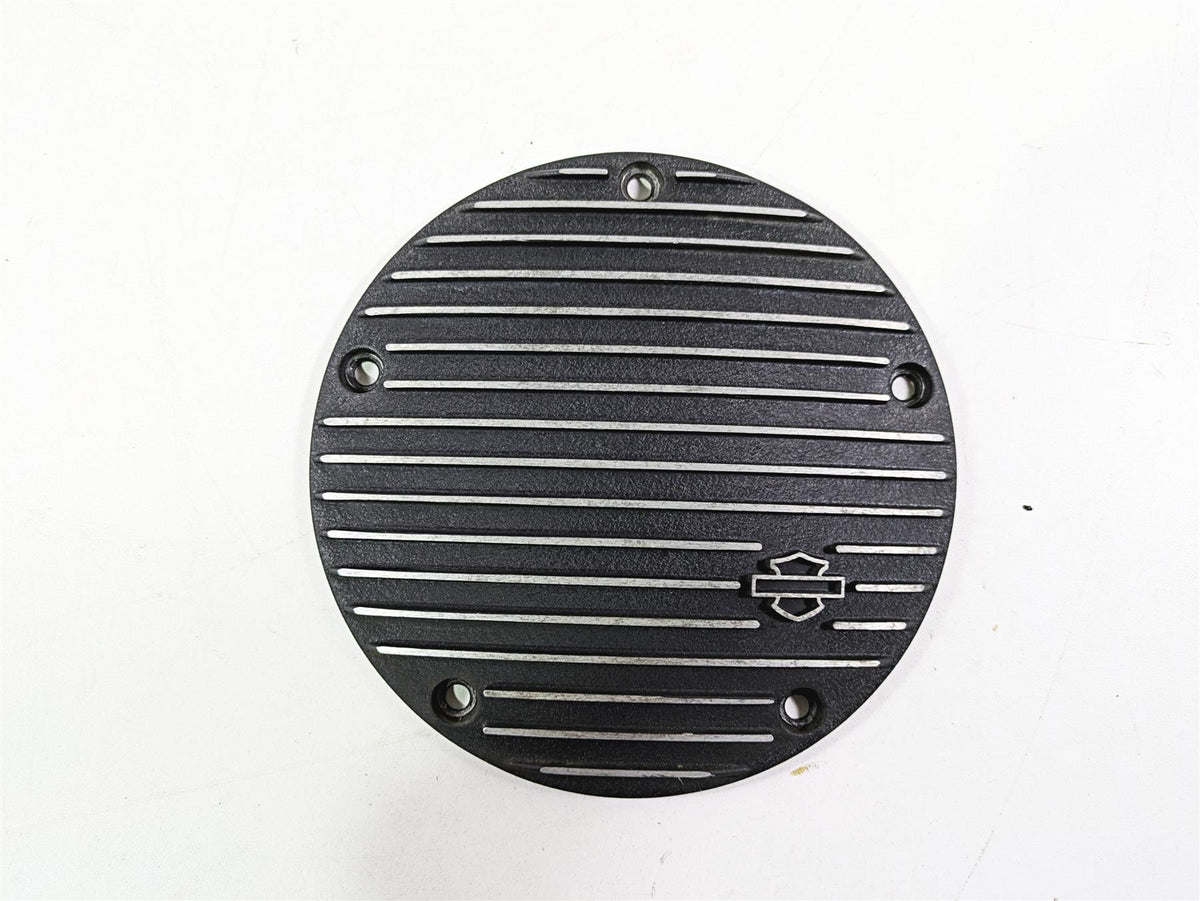 2008 Harley FLSTSB Cross Bones Black Fin Derby Cover 25454-01 {{ shop.shopifyCountryName }} - Mototech271