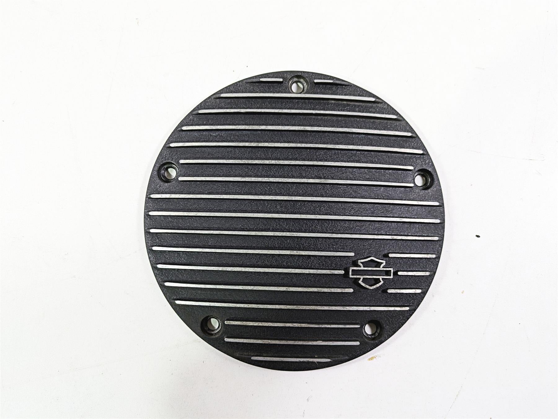 2008 Harley FLSTSB Cross Bones Black Fin Derby Cover 25454-01 {{ shop.shopifyCountryName }} - Mototech271