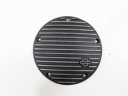 2008 Harley FLSTSB Cross Bones Black Fin Derby Cover 25454-01 {{ shop.shopifyCountryName }} - Mototech271