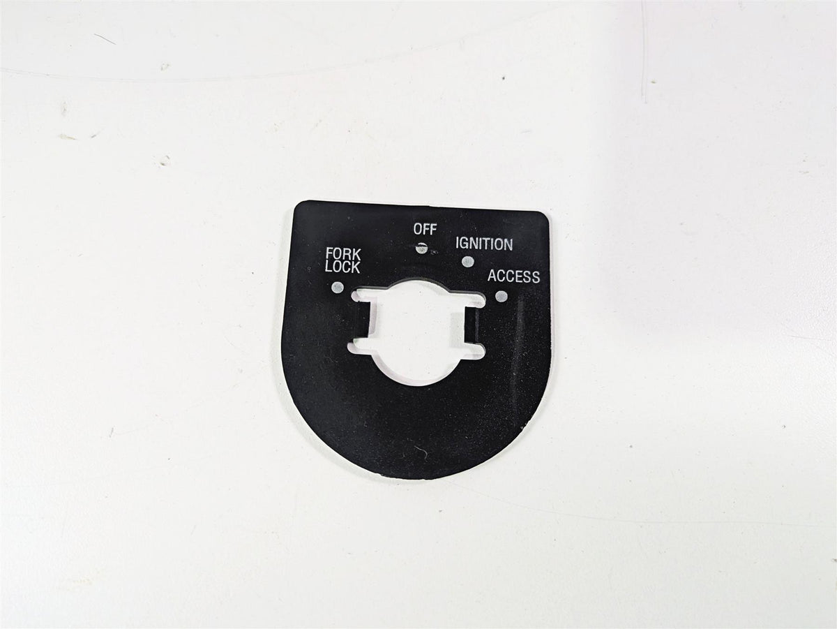2001 Harley Touring FLHX Street Glide Ignition Switch Fairing Cover 58510-96 {{ shop.shopifyCountryName }} - Mototech271
