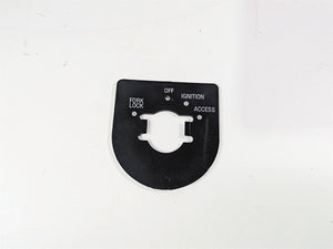 2001 Harley Touring FLHX Street Glide Ignition Switch Fairing Cover 58510-96