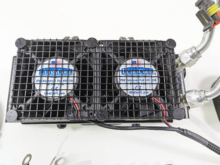 2014 Harley Touring FLHTK Electra Glide Ultracool Oil Cooler & Fan Set-Mototech271
