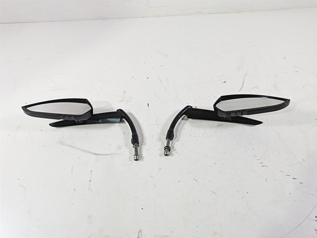 2008 Harley Touring FLHTCU E-Glide 105TH Kuryakyn Black Rambo Scythe Knife Blade Mirrors 1760 {{ shop.shopifyCountryName }} - Mototech271