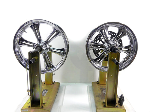 2011 Victory Cross Country Front Rear Chrome Cast Wheel Rim Set 1521383 1521384 | Mototech271