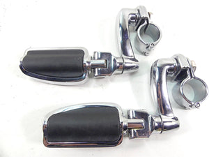 2007 Harley Touring FLHRSE CVO Road King Airflow Chrome Highway Peg Set 50500435