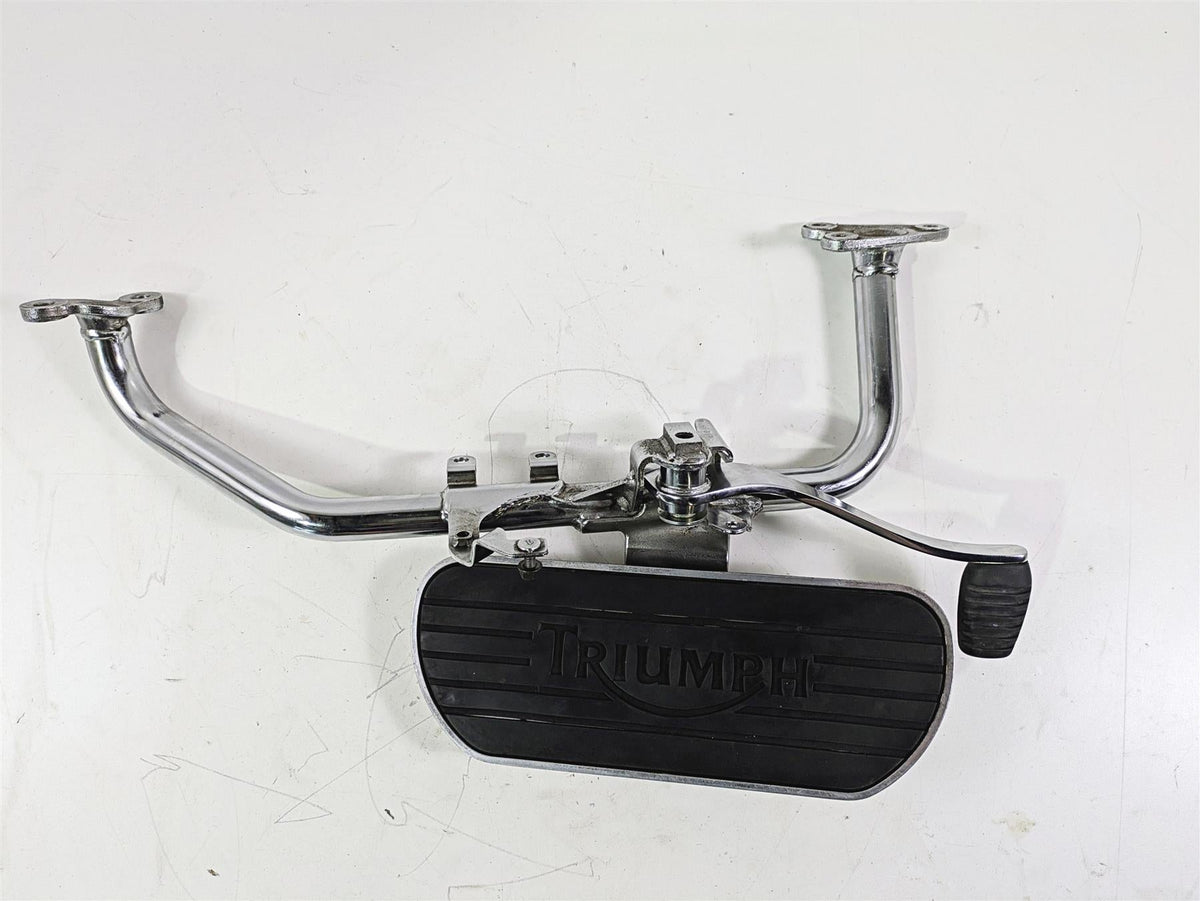 2006 Triumph Rocket 3 Right Rider Foot Peg Mount & Brake Pedal T2083010 {{ shop.shopifyCountryName }} - Mototech271