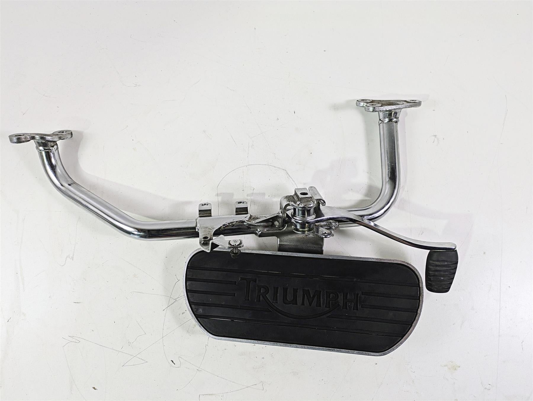 2006 Triumph Rocket 3 Right Rider Foot Peg Mount & Brake Pedal T2083010 {{ shop.shopifyCountryName }} - Mototech271