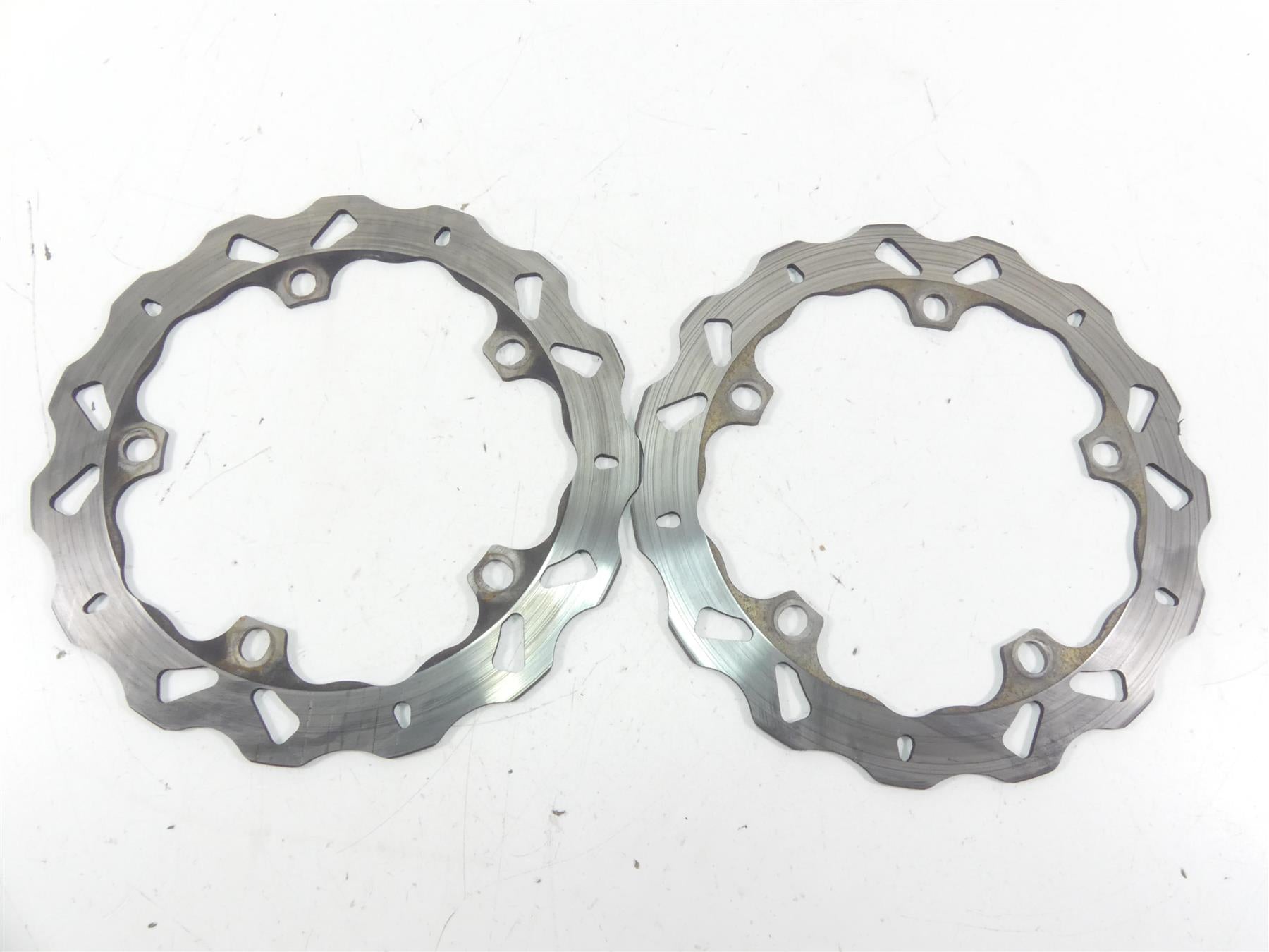 2012 BMW R1200 GS K255 Adventure Galfer Wave Front Brake Rotor Set DF702W