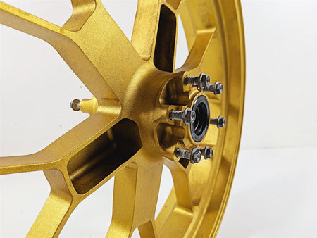 2008 Aprilia RSVR 1000 Factory Front Wheel Rim 17x3.5 Gold Evo Forged 853375 {{ shop.shopifyCountryName }} - Mototech271