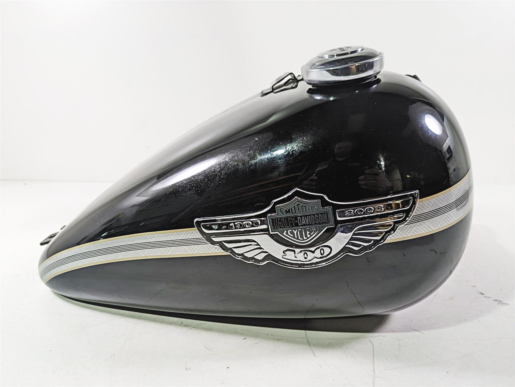 2003 Harley FLSTC Softail Heritage 100th Fuel Gas Petrol Tank 62180-00D
