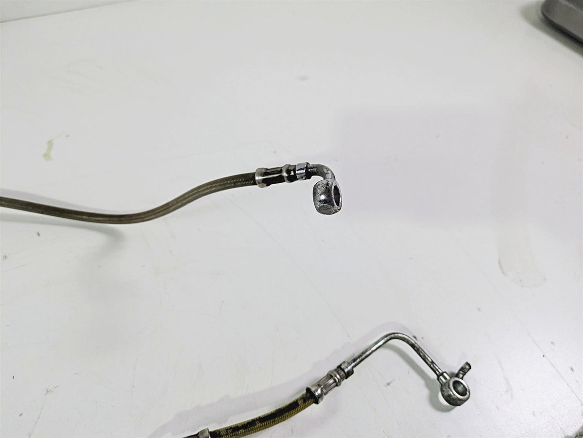 2011 Harley Touring FLHTCUSE CVO E-Glide Front Abs Brake Line Set 16" Bars {{ shop.shopifyCountryName }} - Mototech271