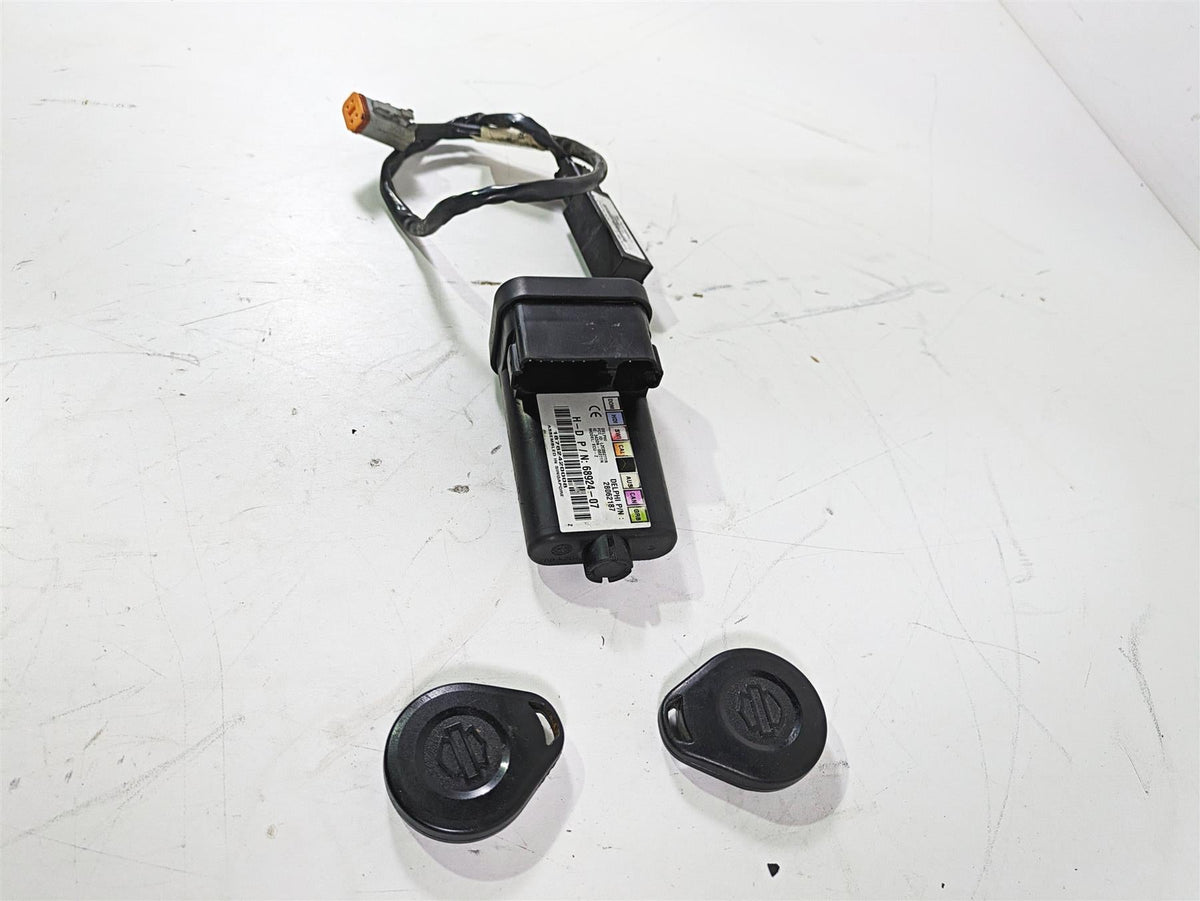 2008 Harley Touring FLHTCU E-Glide 105TH Tssm Security Module & Fob Key 68924-07 {{ shop.shopifyCountryName }} - Mototech271
