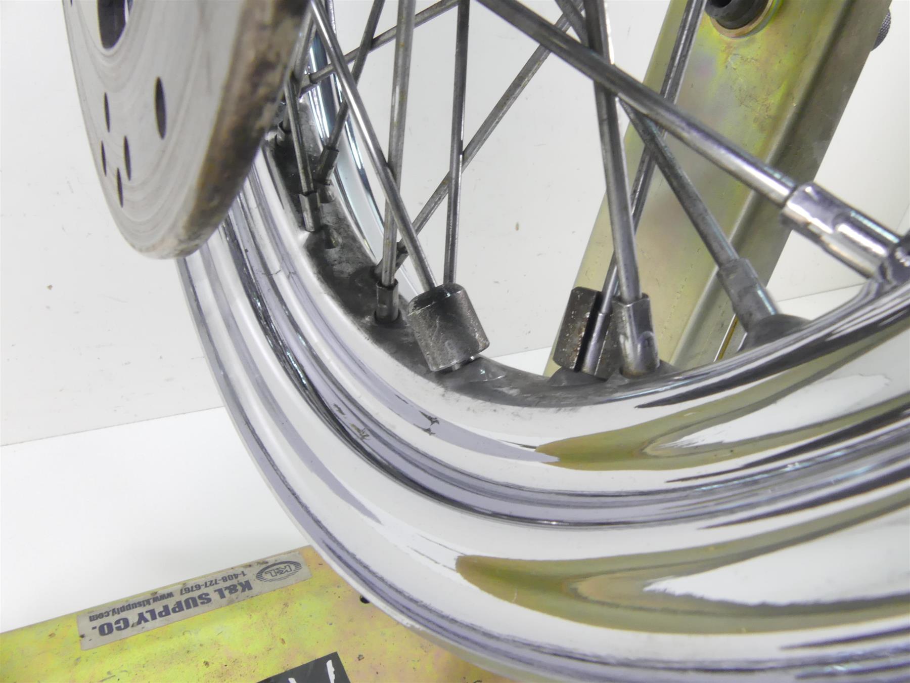 2005 Harley Touring FLHRSI Road King Rear 16x3 Spoke Wheel Rim - Read 44606-05 {{ shop.shopifyCountryName }} - Mototech271