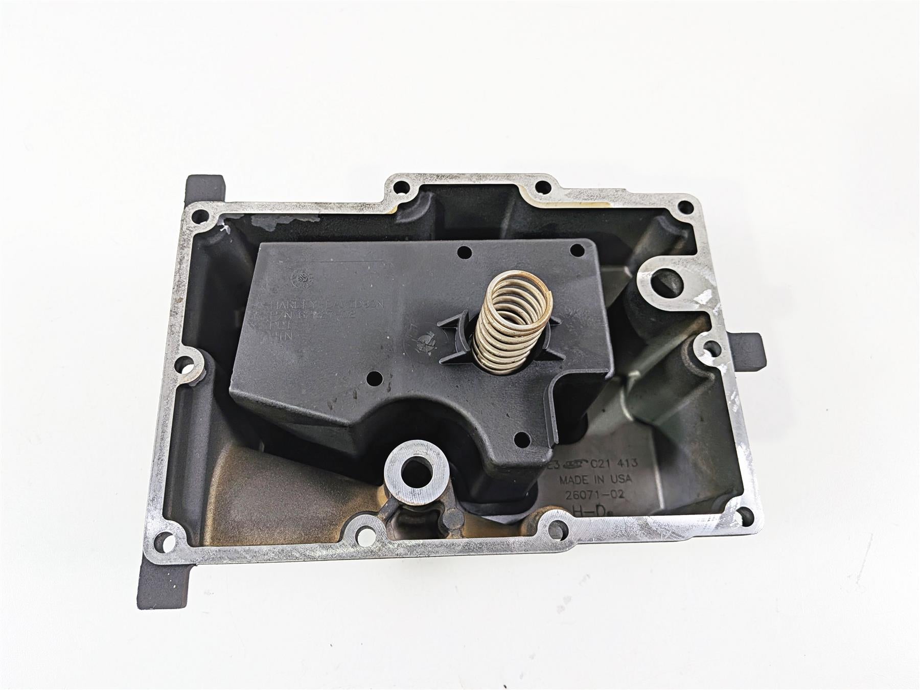 2007 Harley Dyna FXDB Street Bob Transmission Oil Pan & Baffle Set 26071-02 {{ shop.shopifyCountryName }} - Mototech271