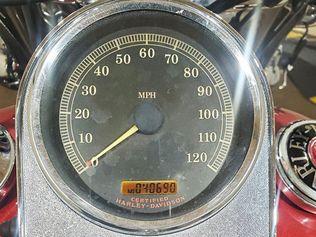 2004 Harley Softail FLSTF Fat Boy Speedometer Gauge Instrument 40k 67410-04 {{ shop.shopifyCountryName }} - Mototech271