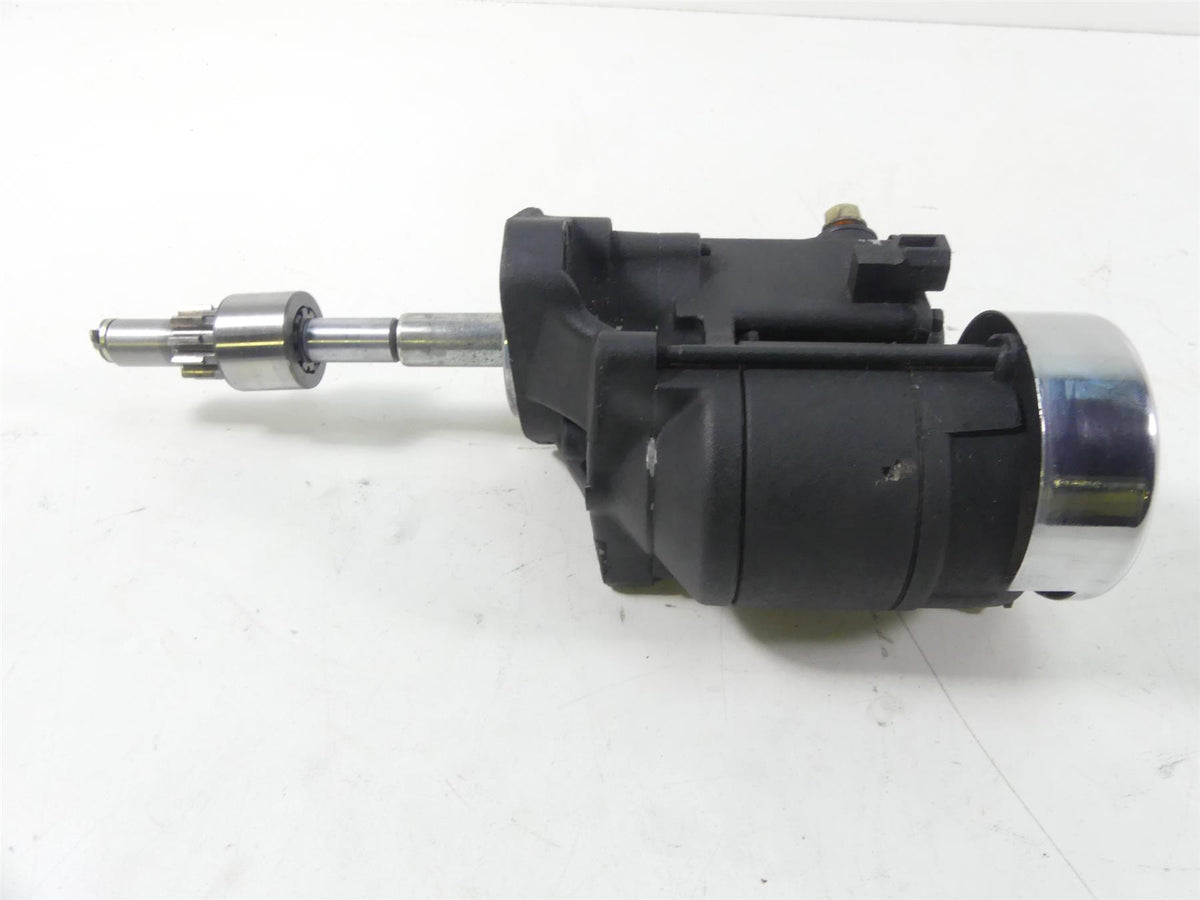 2004 Harley Softail FLSTFI Fat Boy Engine Starter Motor + Chrome Cover 31612-09 {{ shop.shopifyCountryName }} - Mototech271