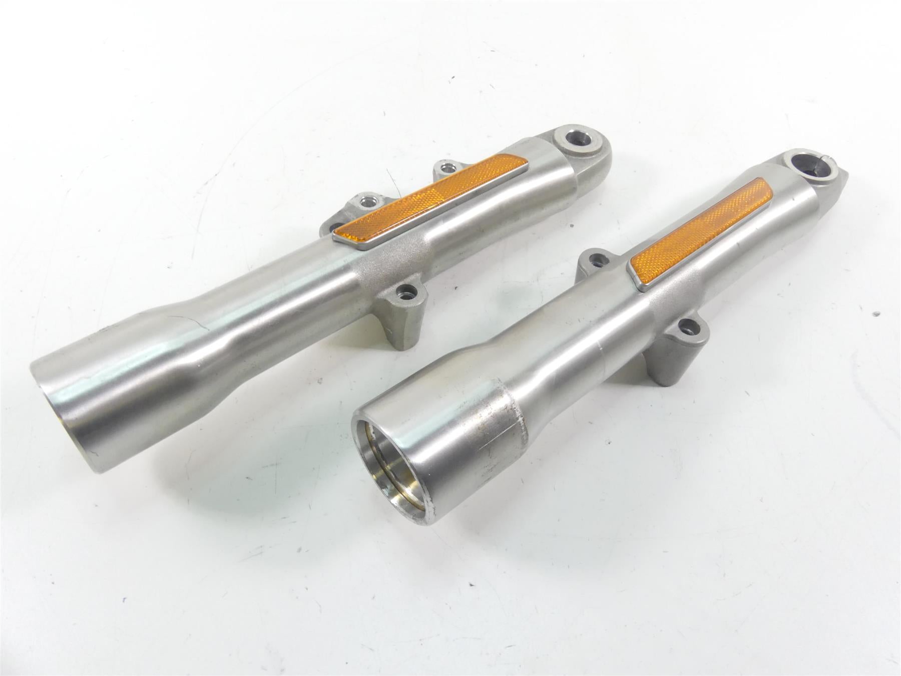 2015 Harley FLD Dyna Switchback Straight Front Fork Lower Tubes Set 45400024 {{ shop.shopifyCountryName }} - Mototech271